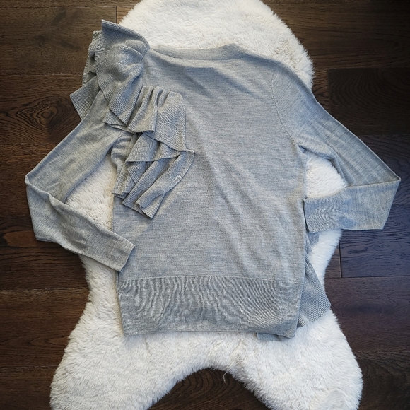 NWOT Maison Margiela MM6 Knit Wool Ruffle Avant Garde Cardigan - Picture 10 of 11